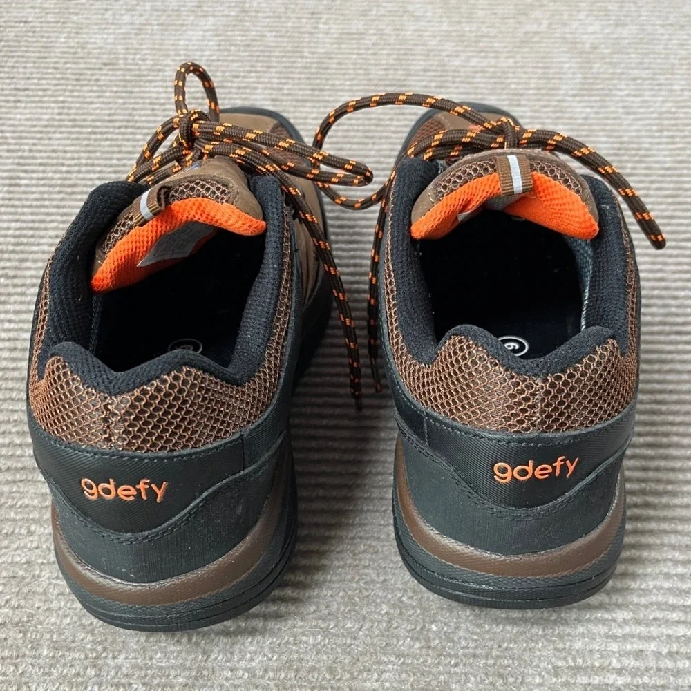 Gravity Defyer G-Defy Ion Mens 9 Brown‎ Waterproof Hiking Shoes NWOT